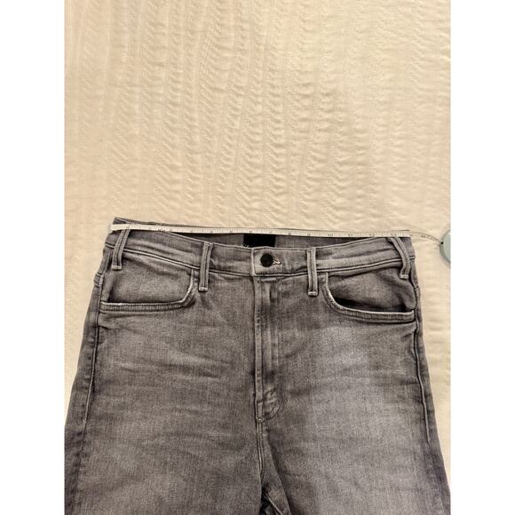 MOTHER Gray Denim Cutoff Shorts | The Hustler Roller Ankle | Size 32 - Picture 7 of 16